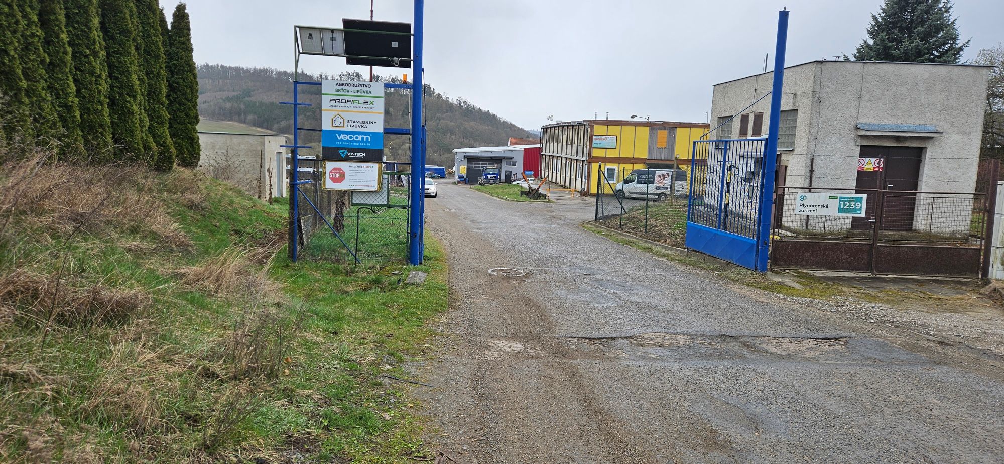 Příjezd učebna Lipůvka