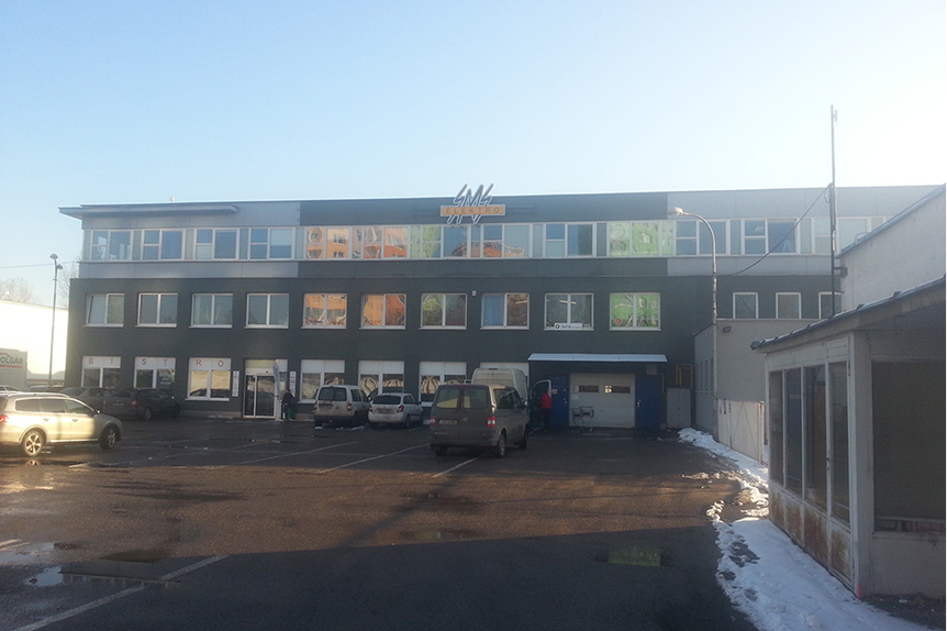 Příjezd učebna v Brně